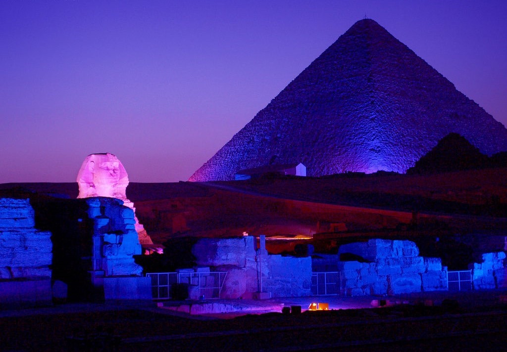 Sound and Light Show on the Pyramids