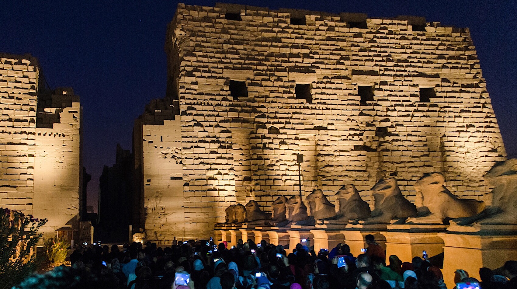 Sound and light show in Luxor