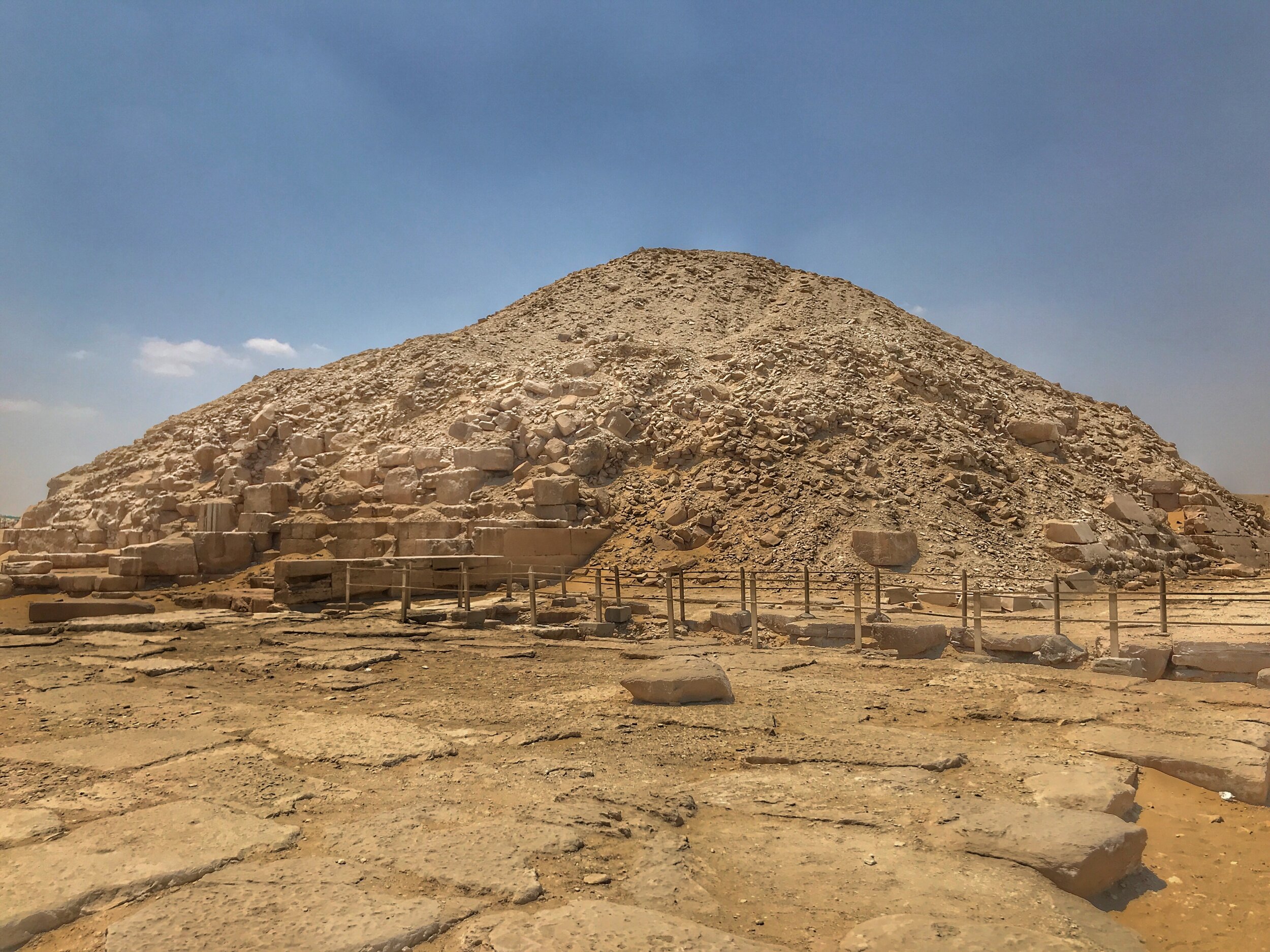 The Unas Pyramid in Saqqara